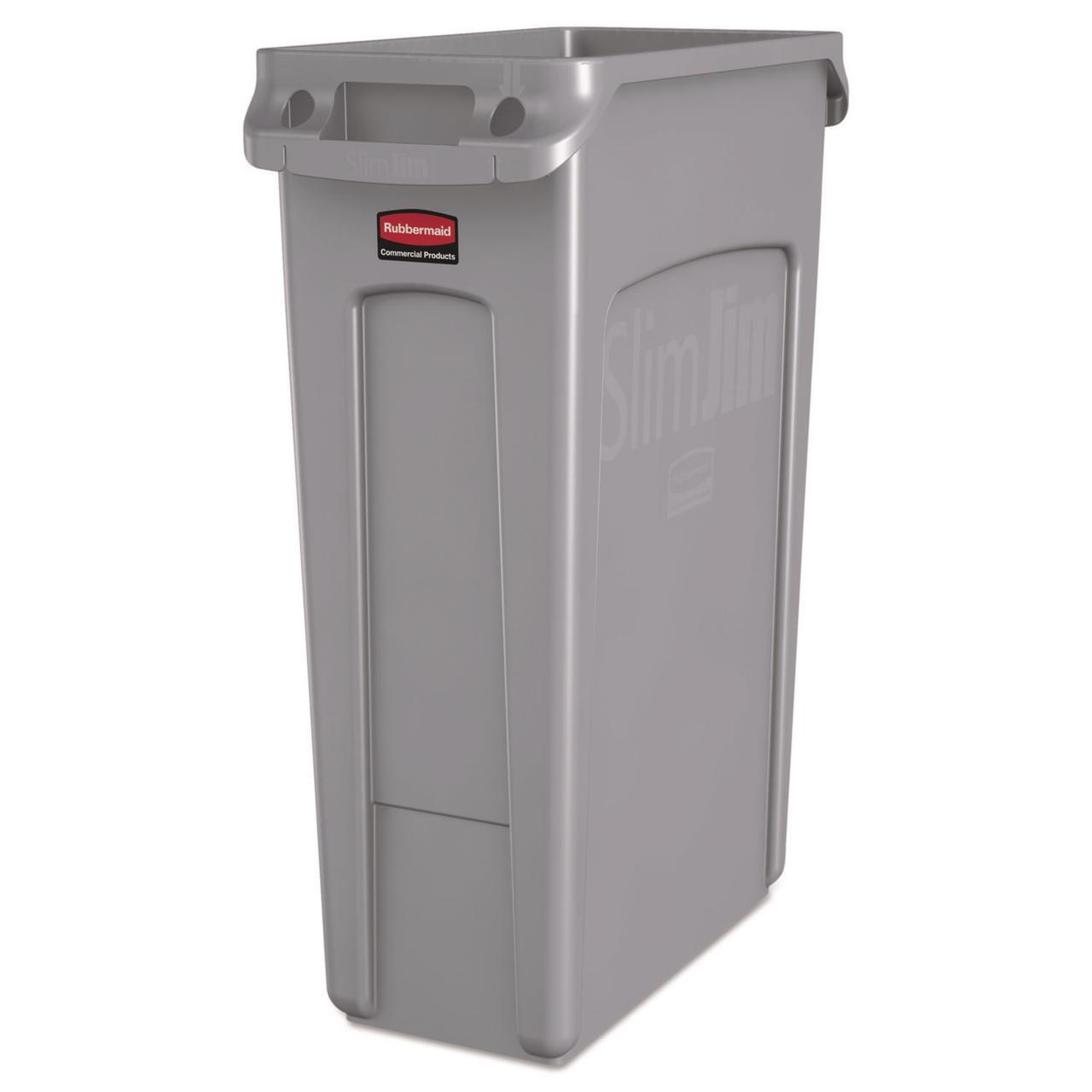 Rubbermaid Commercial Slim Jim 23-Gallon Vented Waste Container