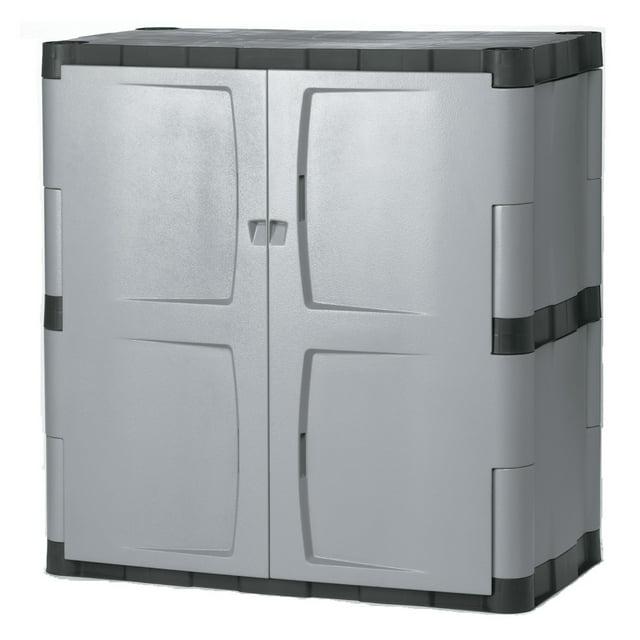 37" H x 36" W x 18" D 2 Door Storage Cabinet