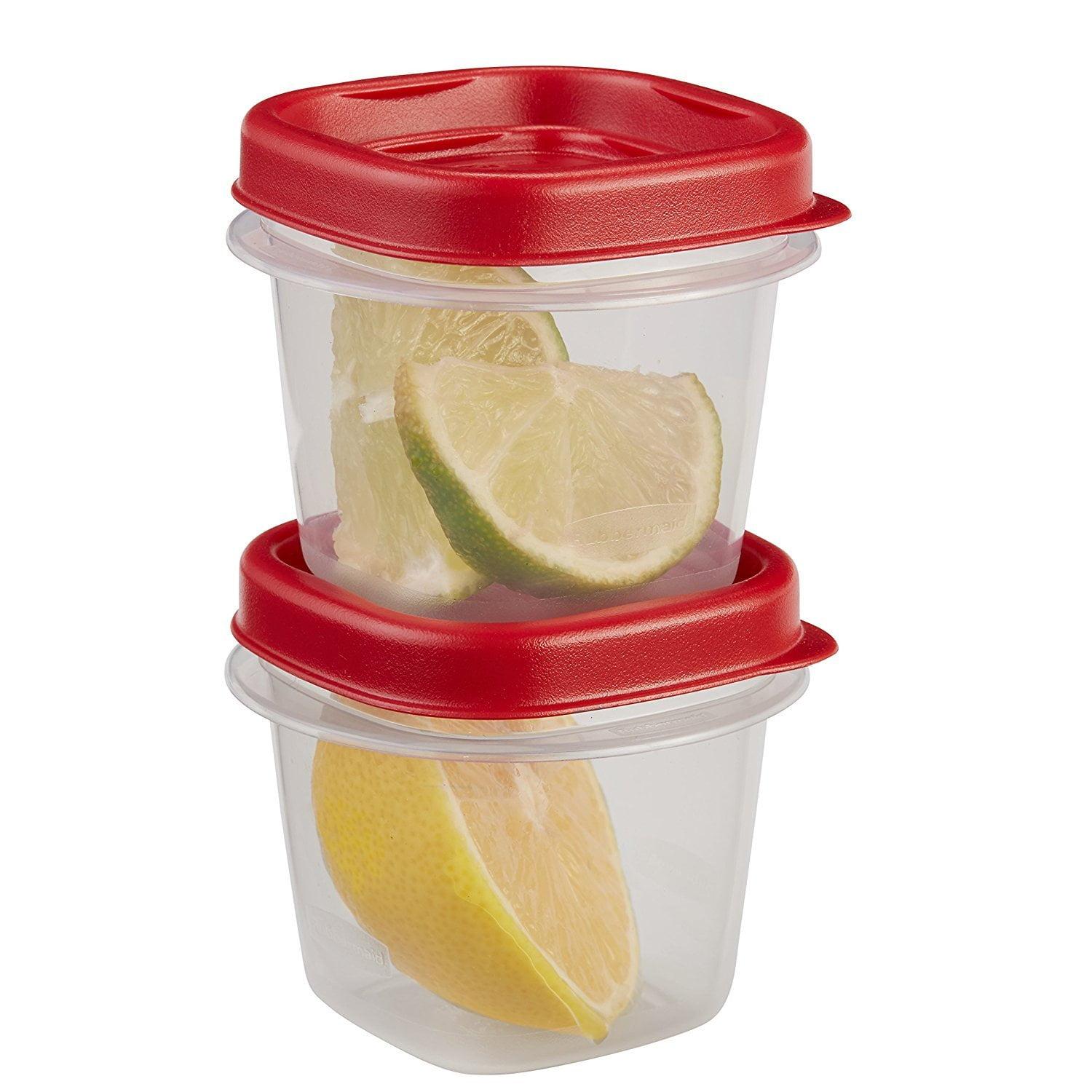 Clear BPA-Free Plastic Meal Prep Storage Jars, 2-Piece Set