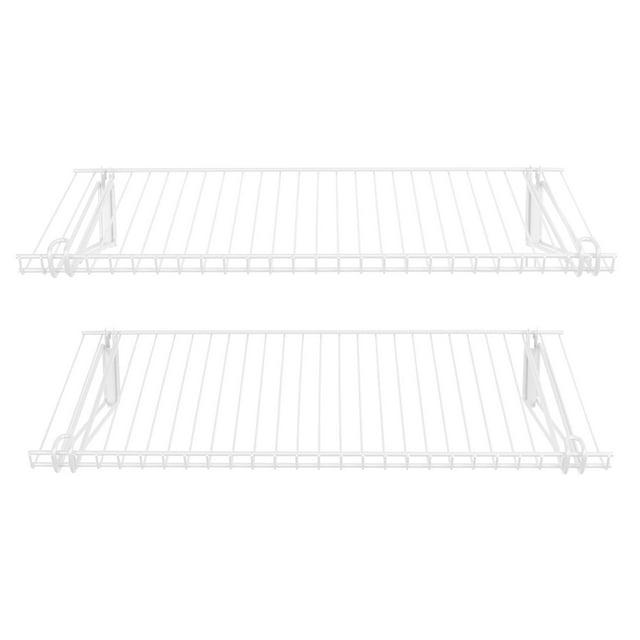 Rubbermaid Rubbermaid FG3H9100WHT Configurations Accessories 26-Inch Shelving Kit, White