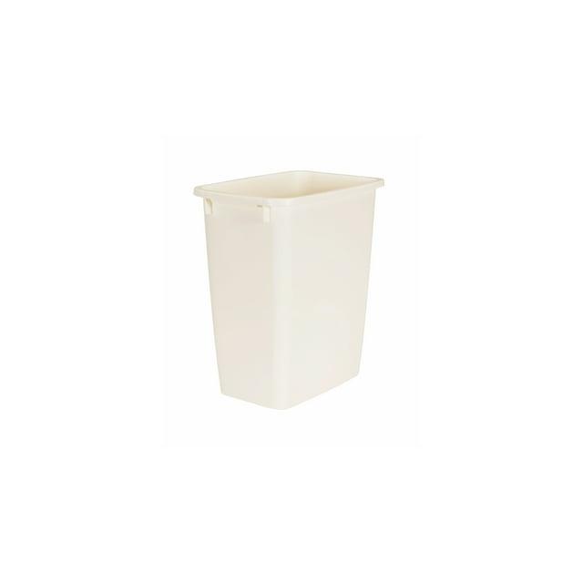 Rubbermaid Commercial Products Rubbermaid 21 Quart Kitchen, Bathroom, and Office Wastebasket Trash Can, Bisque