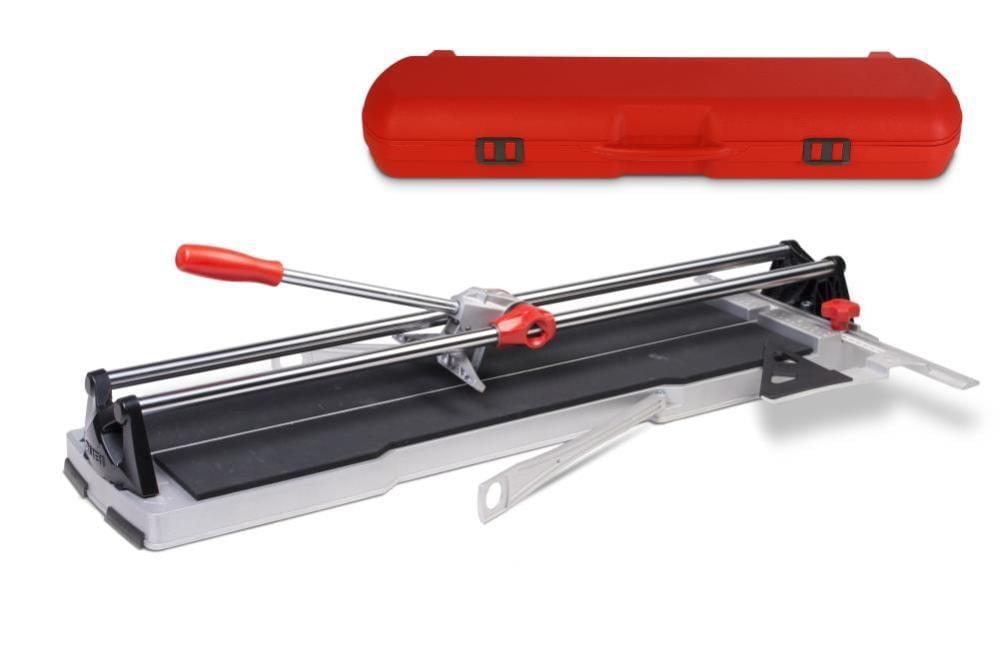 36-Inch Red and Silver Manual Tile Cutter with Case