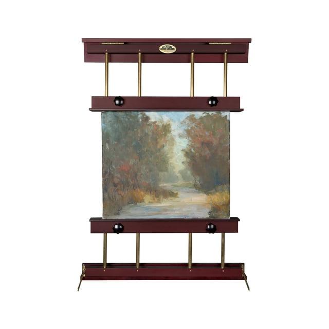 Rue WAll Display & Painting Easel Medium - 32in Wide-Canvases up to 40in High - Mahogany