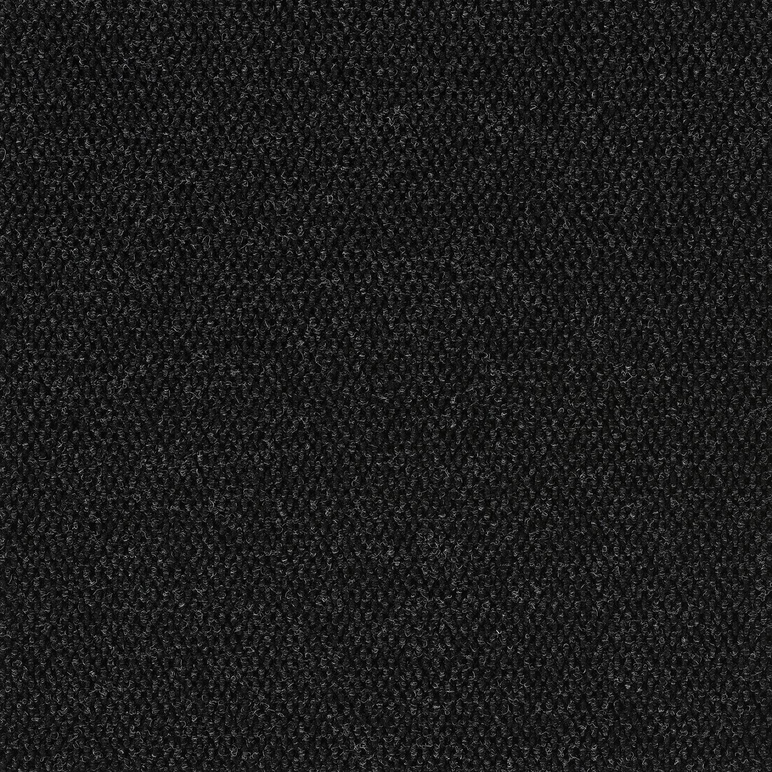 24" 10pk Self Stick Carpet Tile Charcoal - Foss Floors: Indoor/Outdoor Polyester Flooring, Water-Resistant