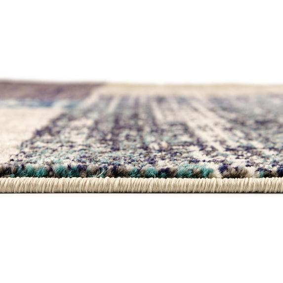 Rugs.com Vivid Collection Rug – 6' x 9' Multi Medium-Pile Rug Perfect For Living Rooms, Large Dining Rooms, Open Floorplans