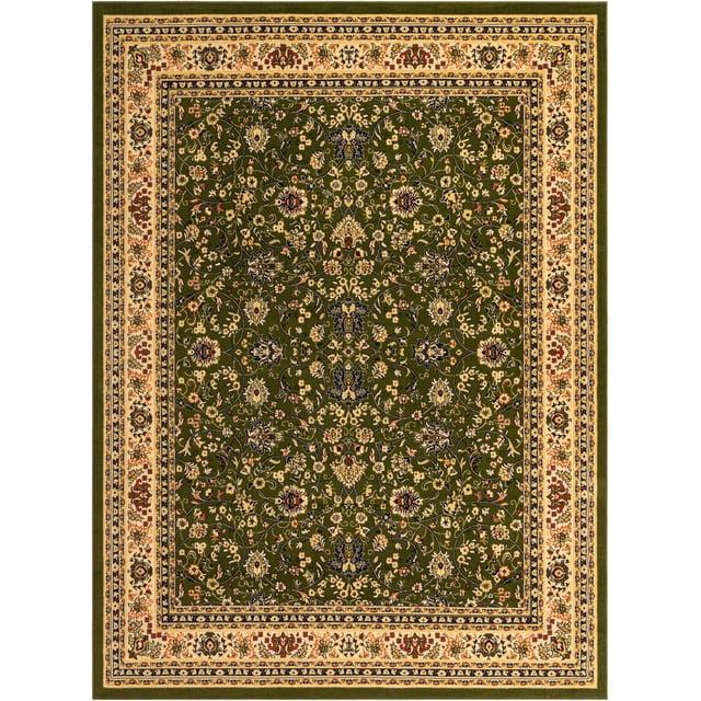 Unique Loom 9' 10 x 13' 1 Sialk Hill Washington Green Area Rug