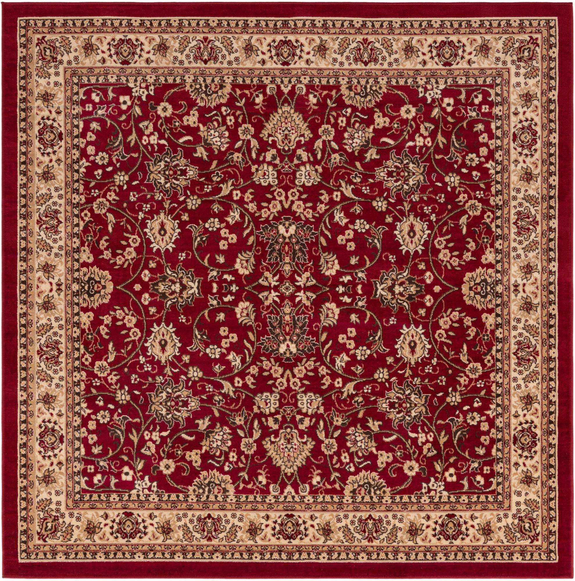 Bhatari Oriental Burgundy Area Rug