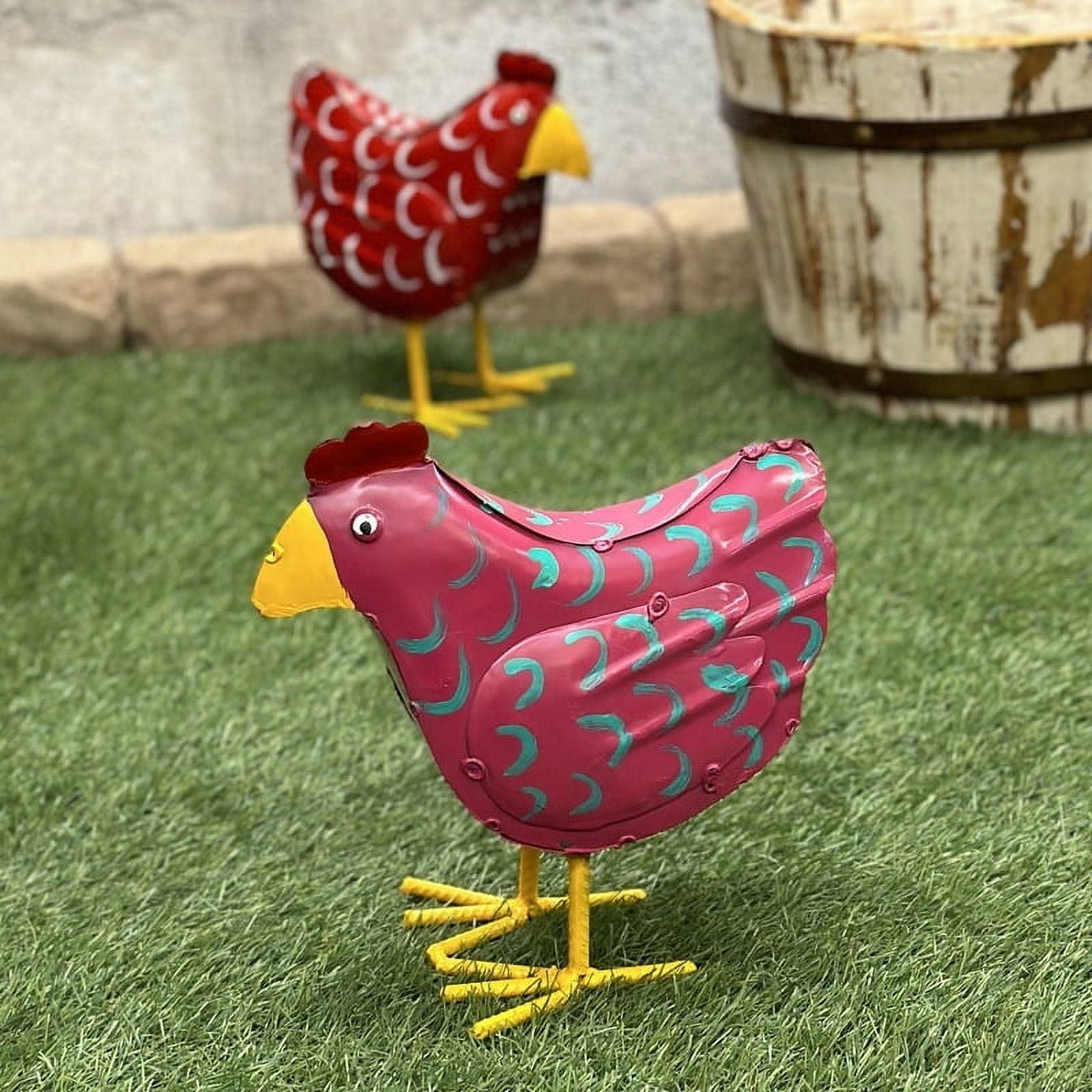 Rustic Arrow 102618 Mini Fuchsia Hen Figurine