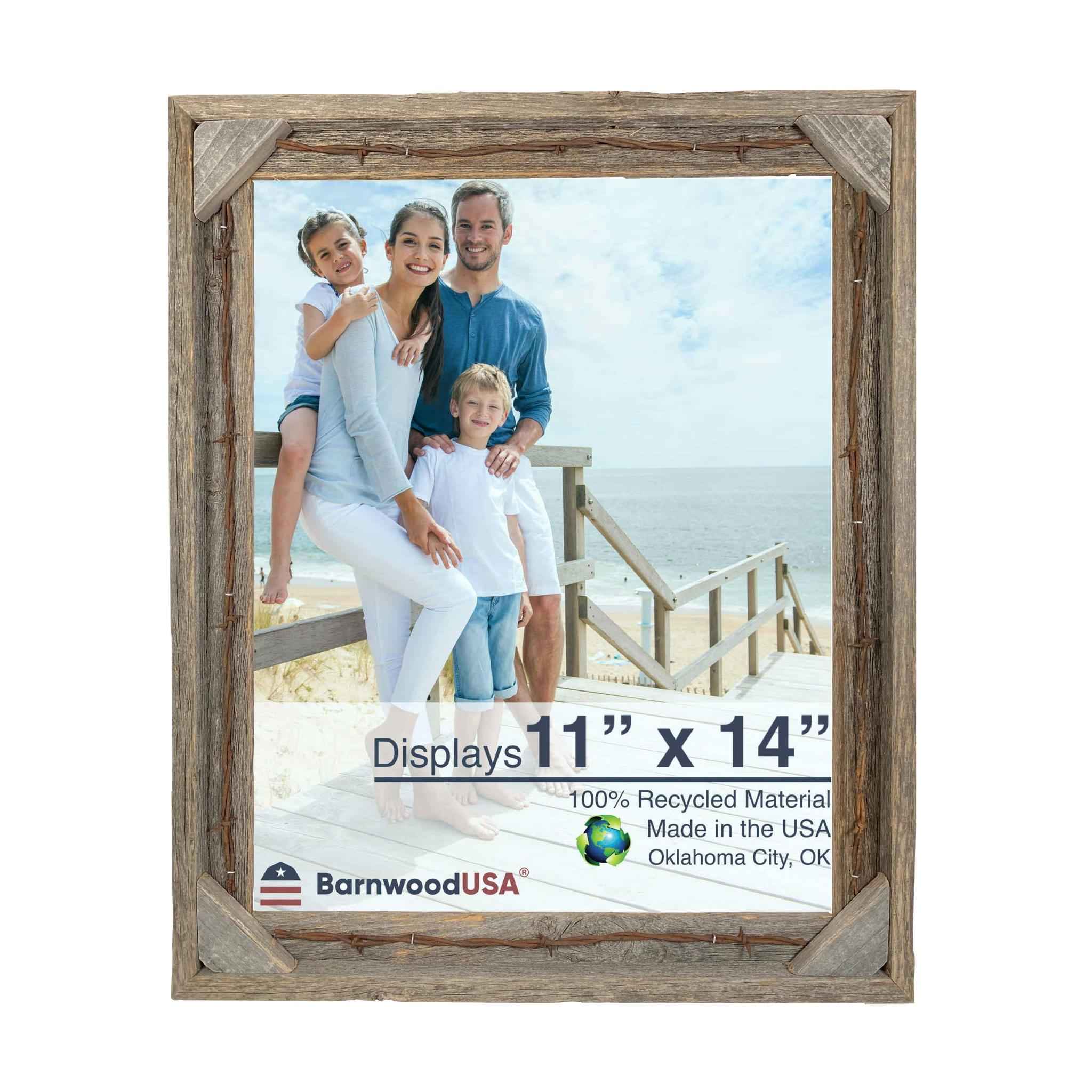 Rustic Farmhouse Signature Series 11" x 14" Wood Picture Frame