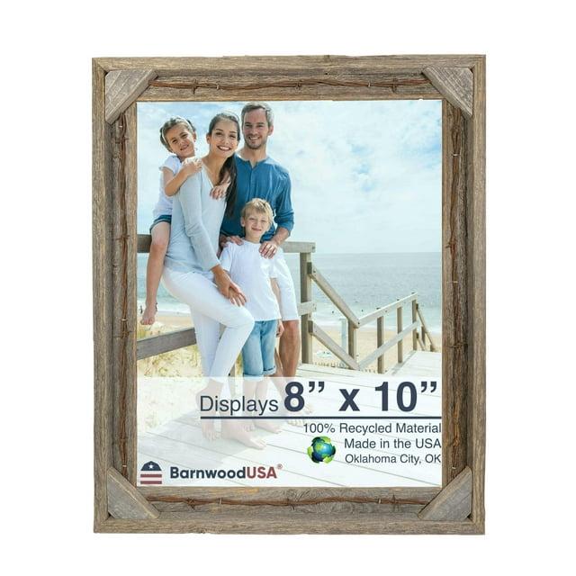 Millwood Pines Kattan Weathered Gray Wood Beveled Picture Frame