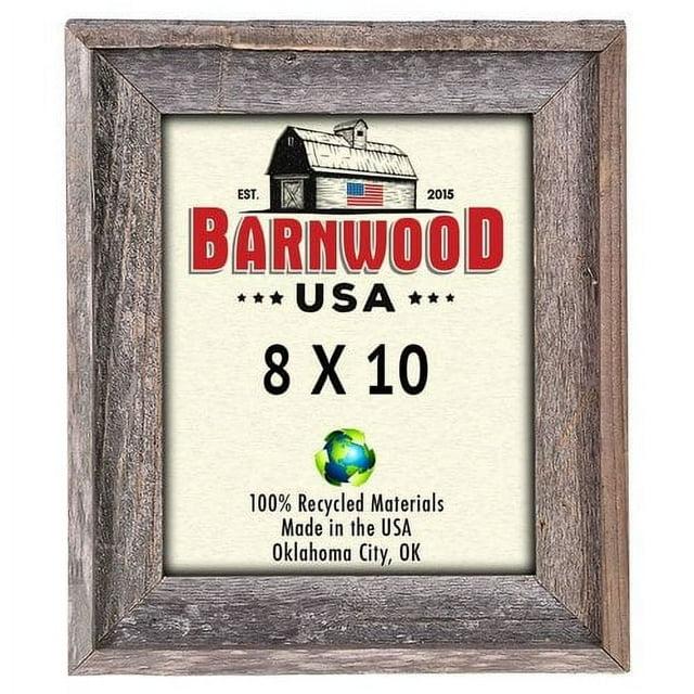 Millwood Pines Kattan Weathered Gray Wood Beveled Picture Frame