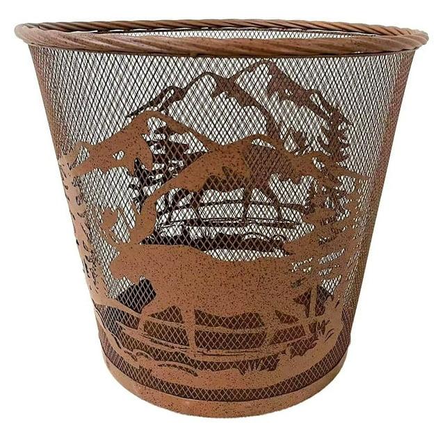 Decor Idea Metal Open Kitchen Trash Can - 2.8 Gallons