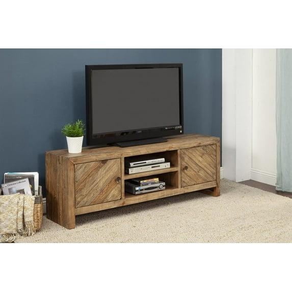 Rustic Natural Trendy TV Console