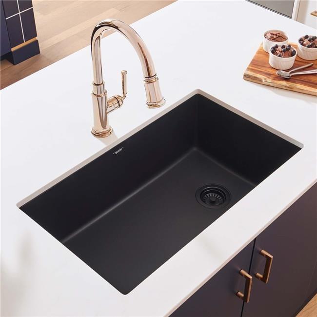 Ruvati 32 x 19 inch epiGranite Undermount Granite Composite Kitchen Sink