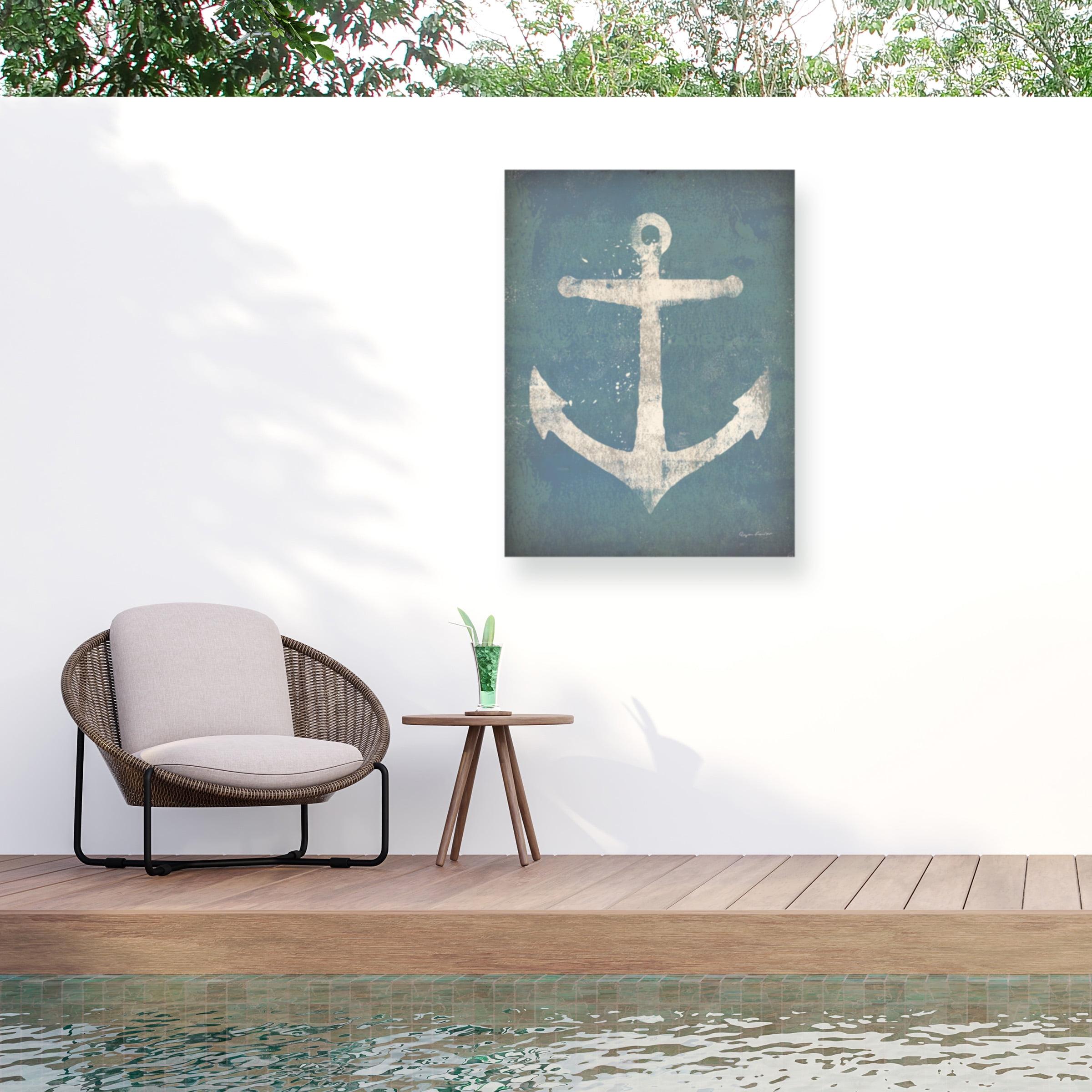 Trademark Fine Art - Ryan Fowler 'Anchor V2' Outdoor Canvas - 35x47