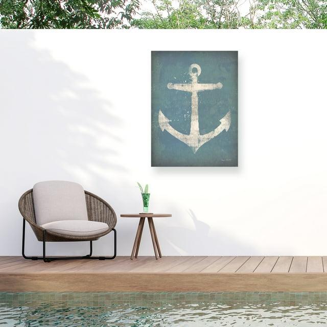 Trademark Fine Art - Ryan Fowler 'Anchor V2' Outdoor Canvas - 35x47