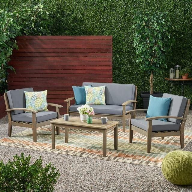 Acacia 4 - Person Patio Conversation Sets with Cushions