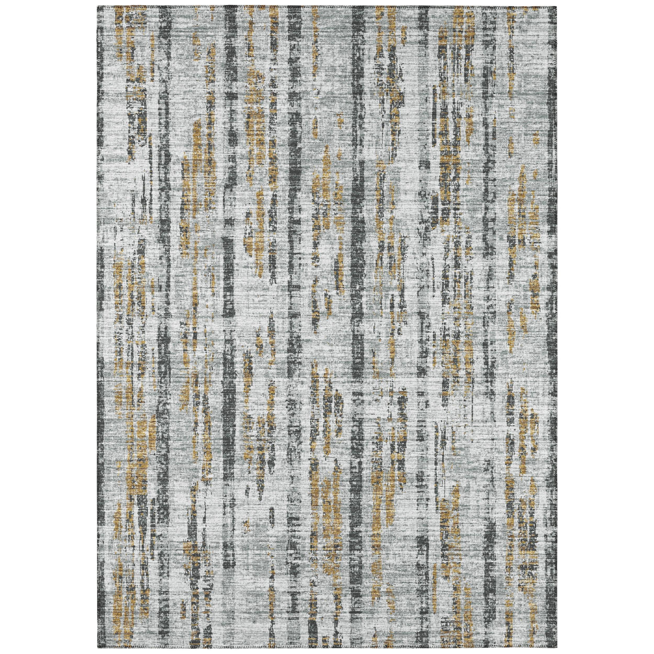 Chenille Abstract Rug