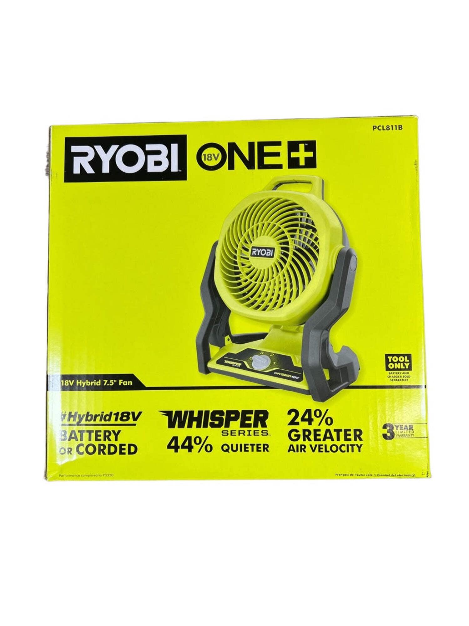 18V Cordless Hybrid WHISPER SERIES 7-1/2 in. Fan (Tool Only)