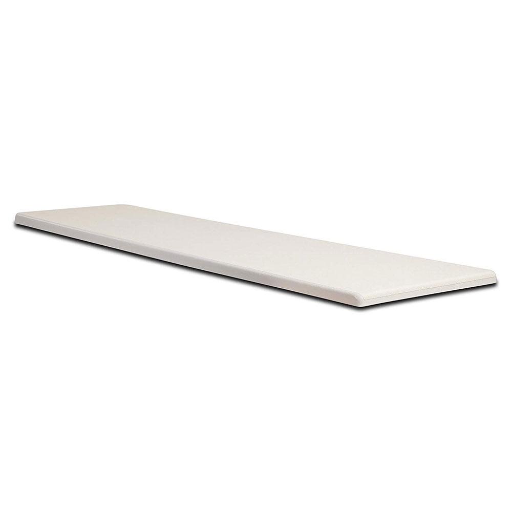 8-Foot Radiant White Fiberglass Replacement Diving Board