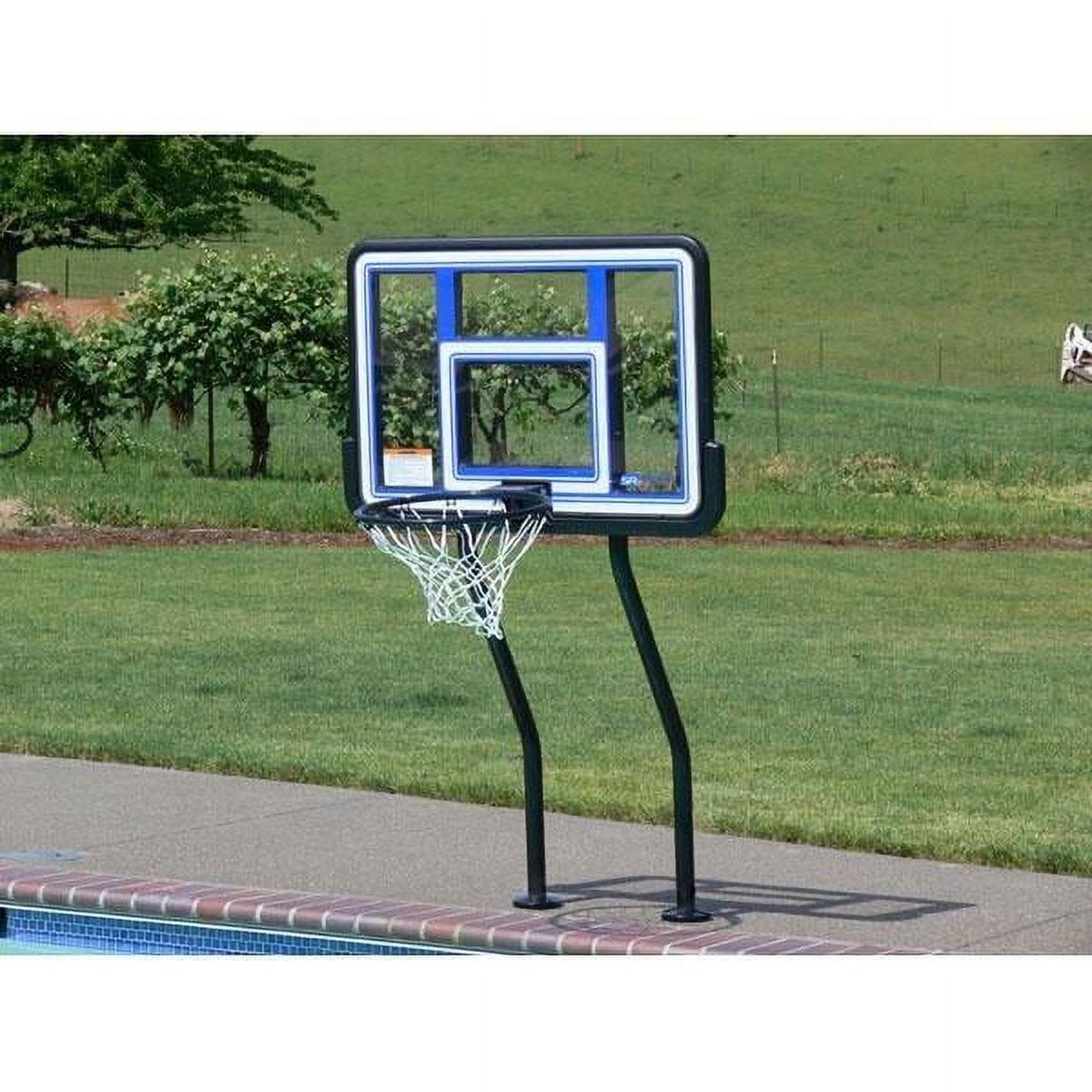 S.R. Smith S-BASK-44 Swim N Dunk Complete Salt Friendly Basketball Game with in-Deck Anchors,4-Box