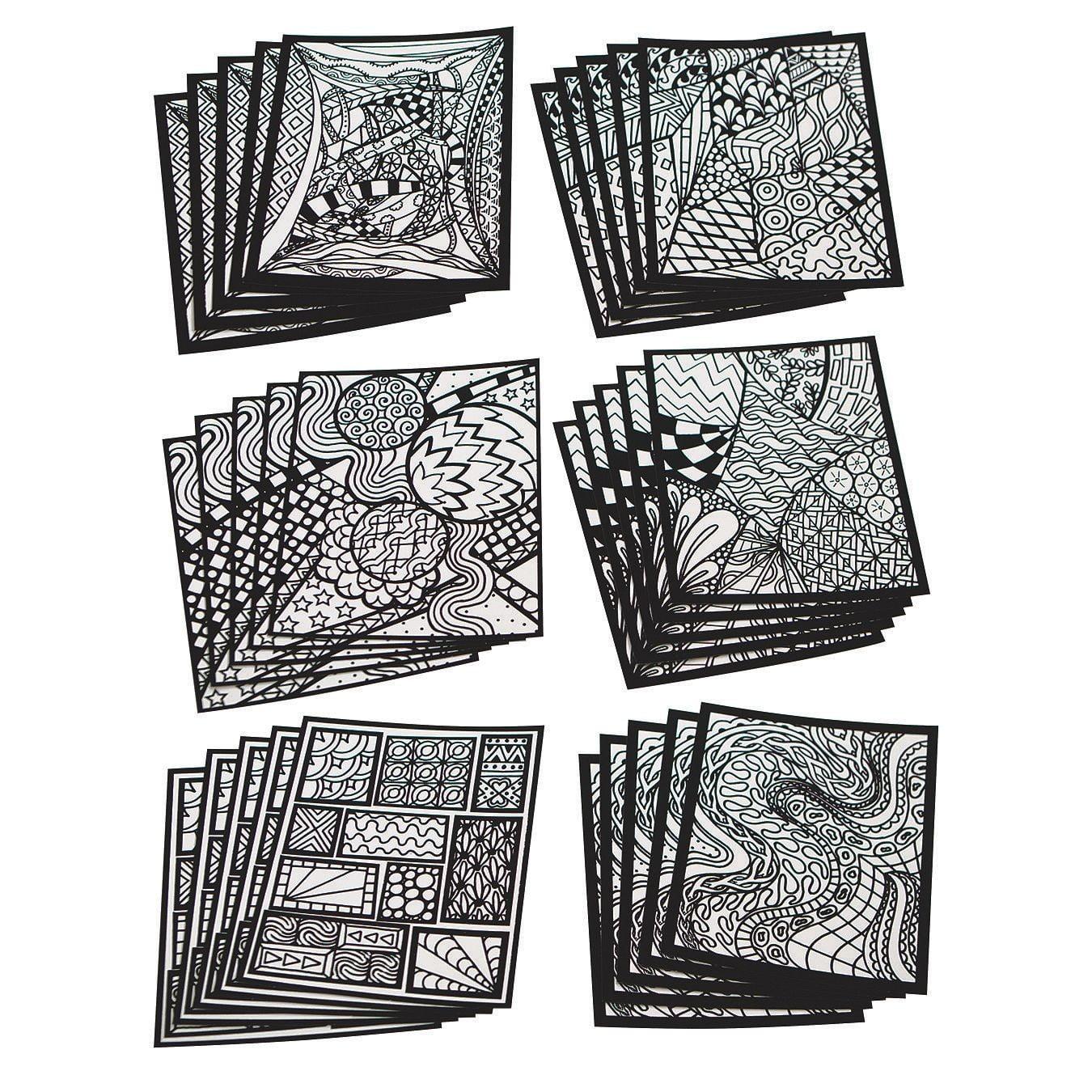 S&S Worldwide Abstract Velvet Art Poster 8 IN X 10 IN Pk30