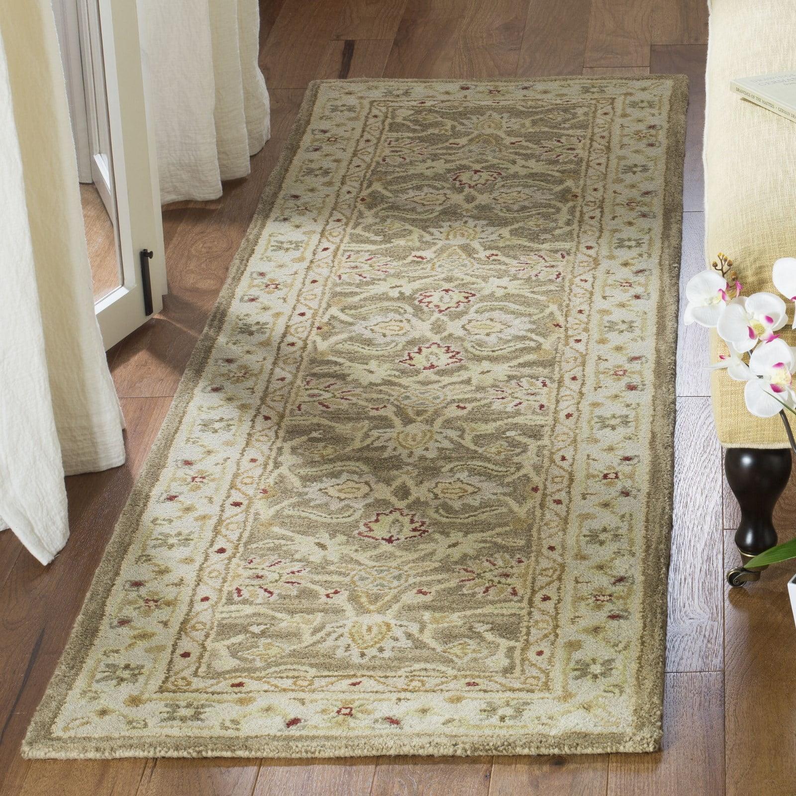 Anatolia AN522 Hand Tufted Indoor Runner Rug - Tan/Ivory - 2'3"x16' - Safavieh