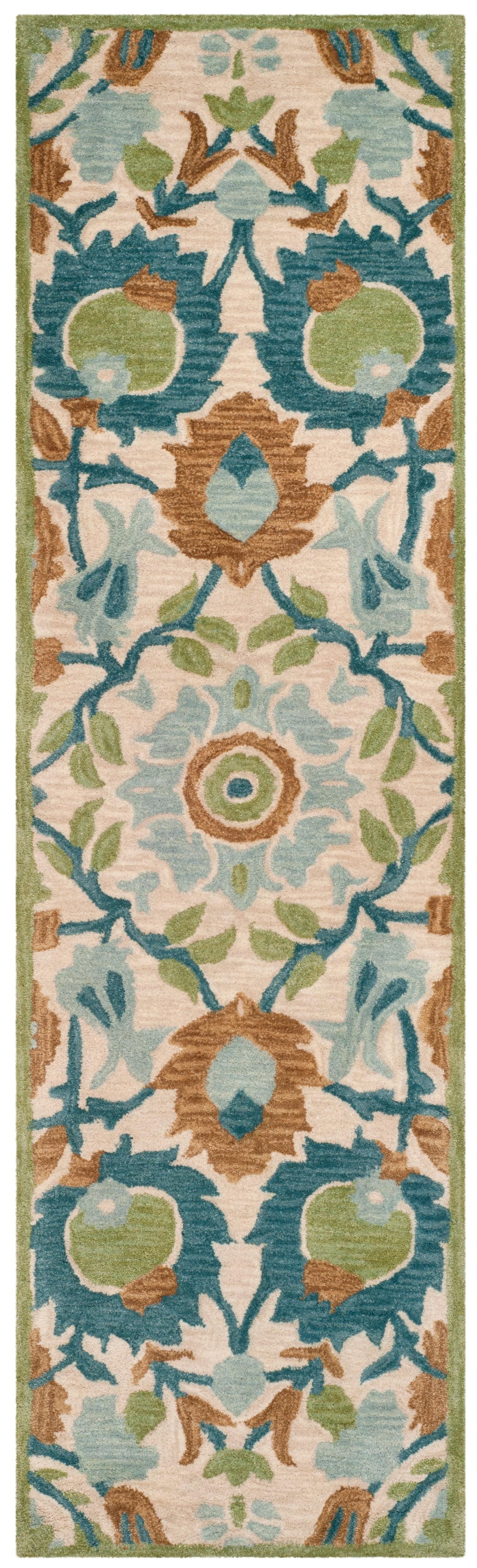 Hand Tufted Wool Floral Rug