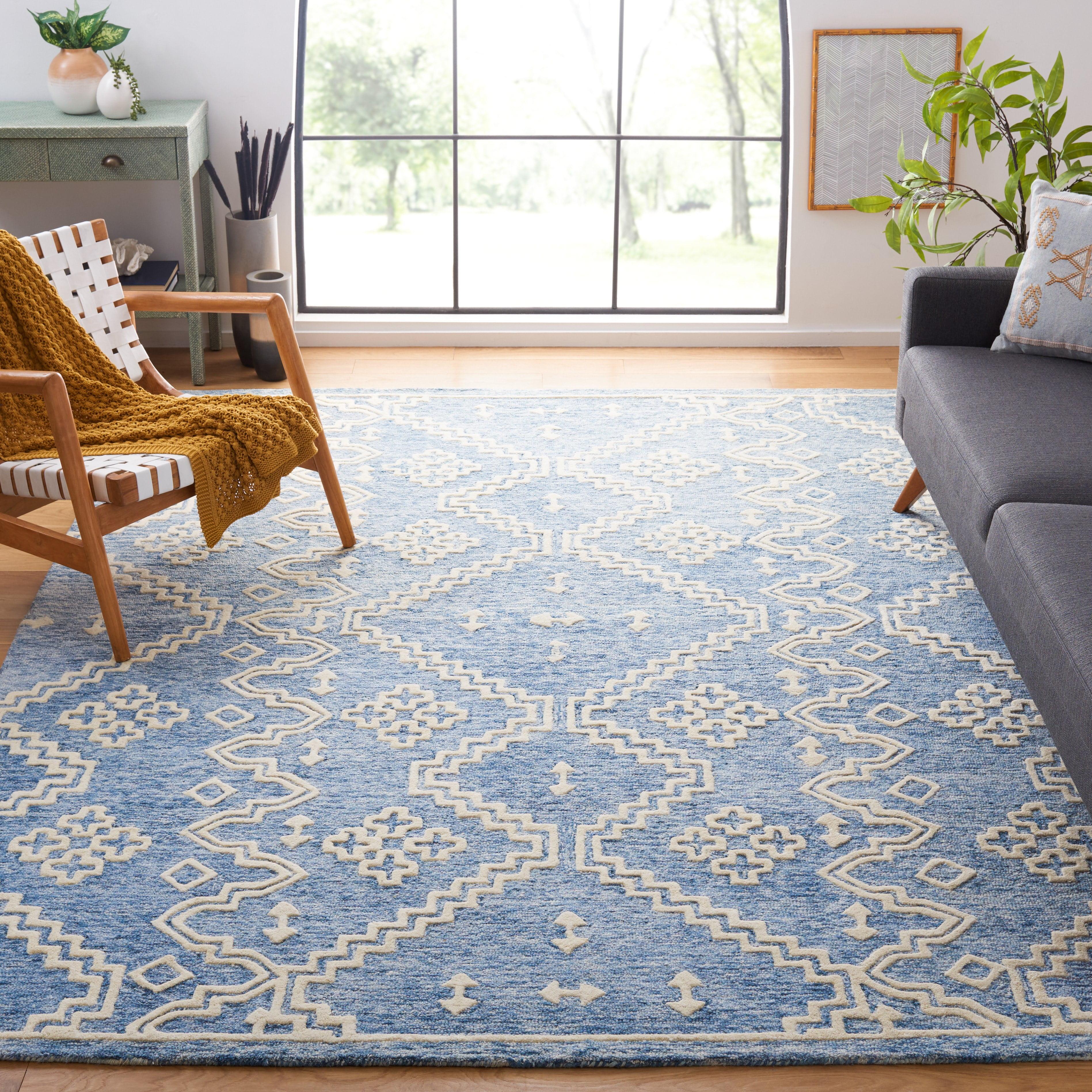 Union Rustic Abbey-Louise Hand Tufted Wool Southwestern Rug