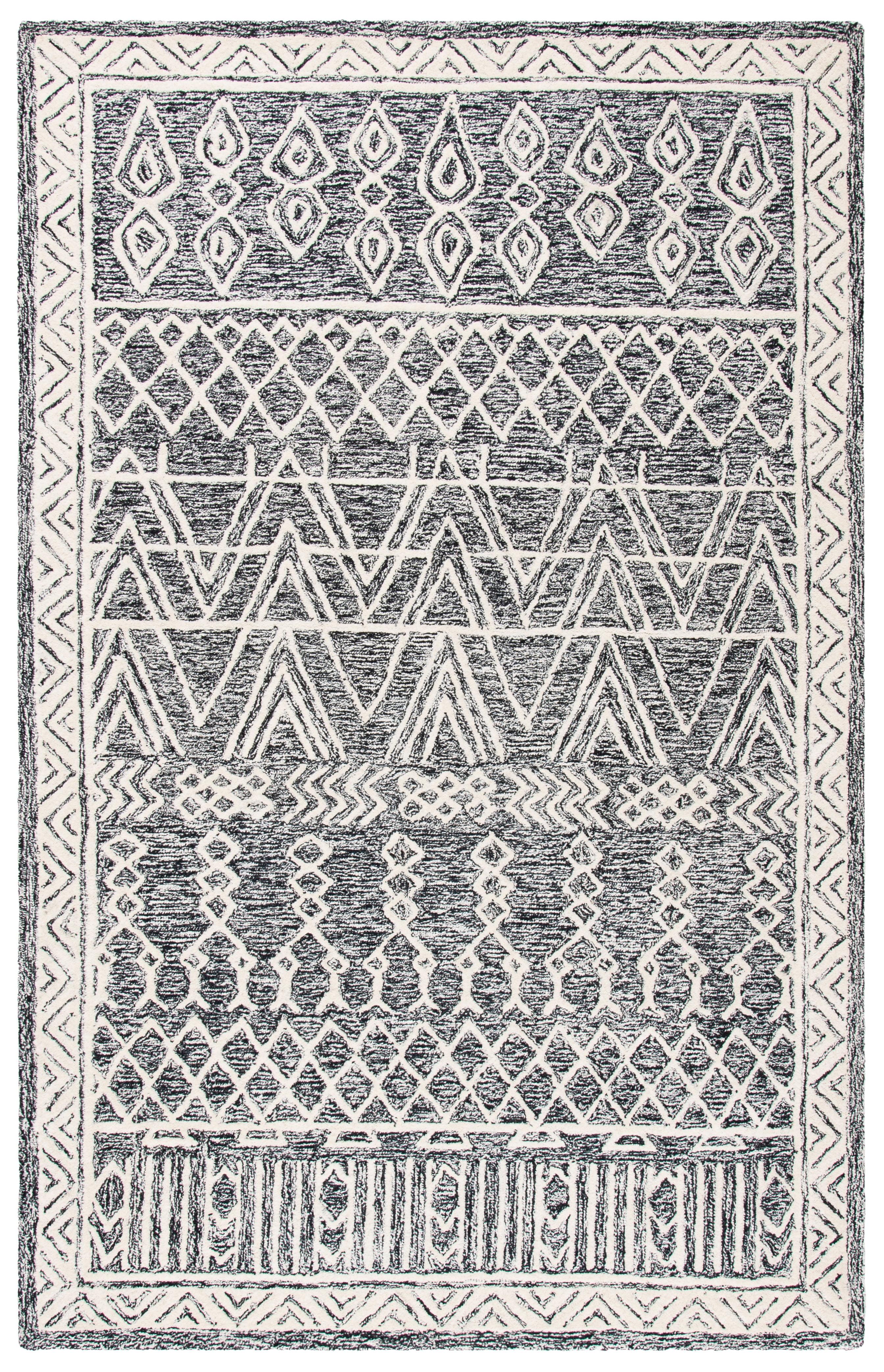 Abstract ABT558 Hand Tufted Area Rug  - Safavieh