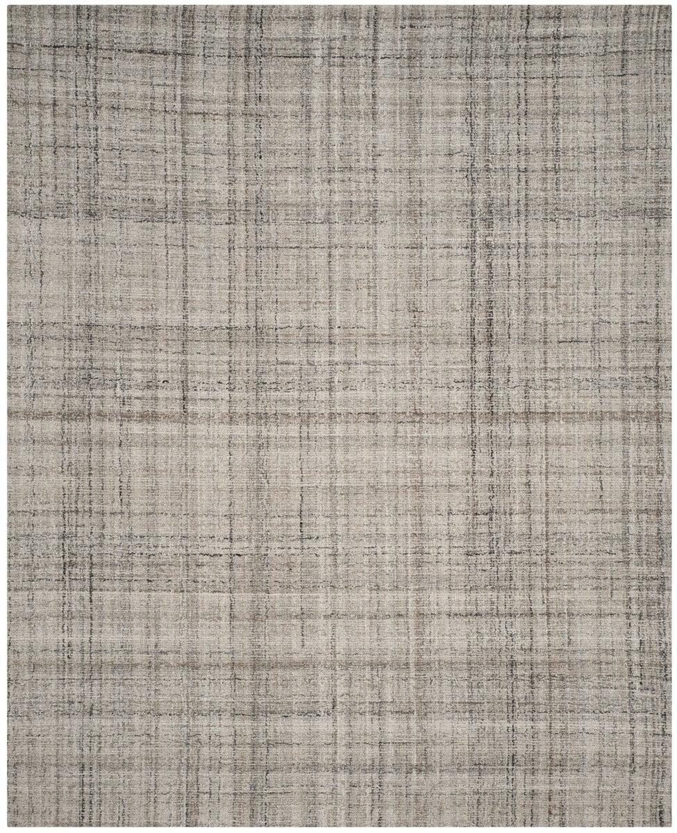 SAFAVIEH Abstract Bailey Striped Area Rug, Camel/Black, 10' x 10' Round