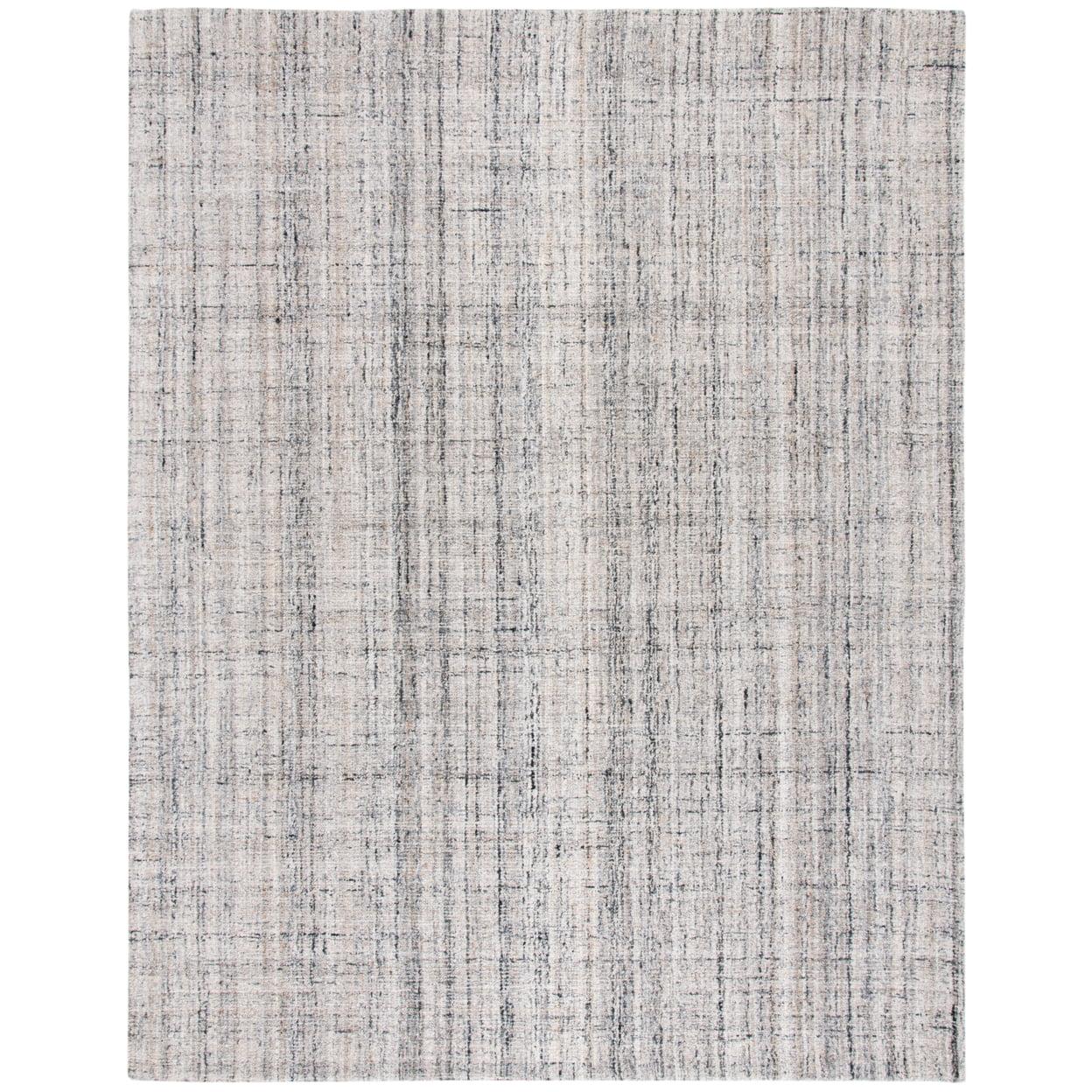 Abstract ABT141 Handmade Indoor Area Rug - Camel/Black - 8'x10' - Safavieh