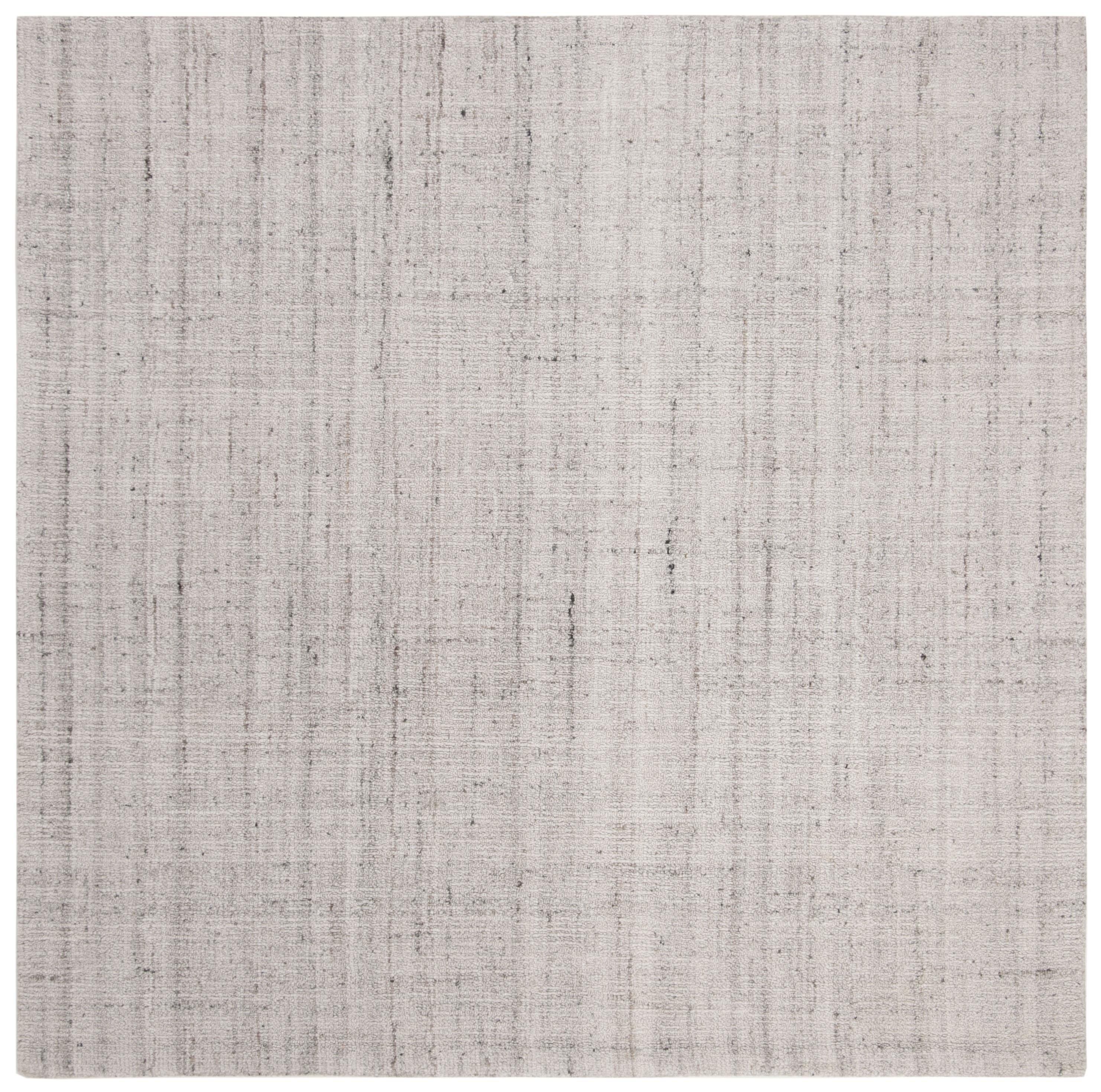 SAFAVIEH Abstract Bailey Striped Area Rug, Light Grey, 10' x 10' Square