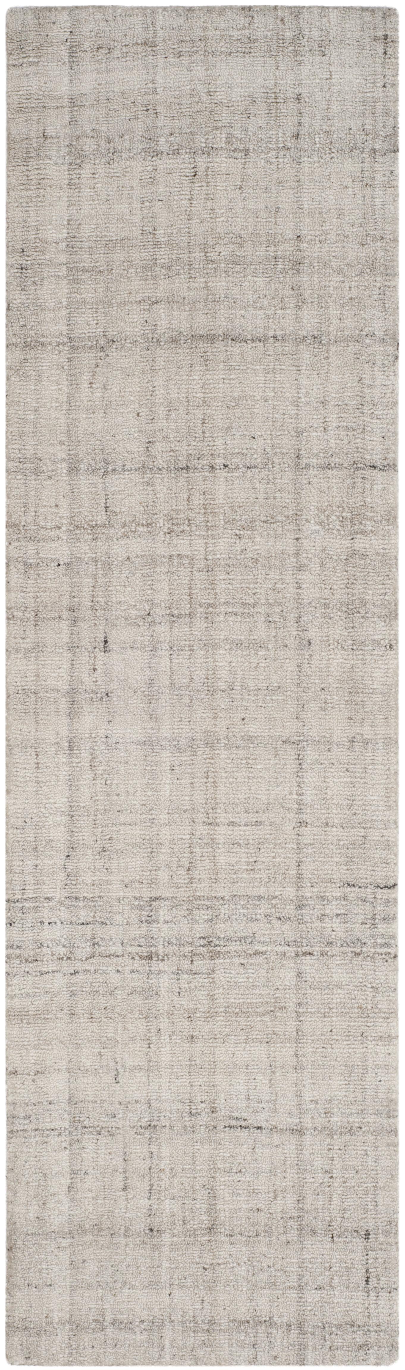 Abstract ABT141 Handmade Indoor Runner - Light Grey - 2'-3"x20' - Safavieh