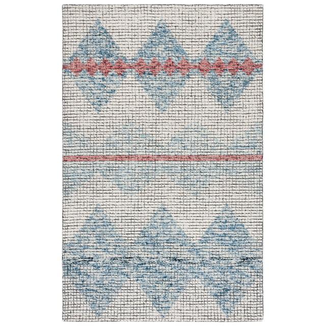 Foundry Select Abstract Hand Tufted Geometric Indoor/Outdoor Rug