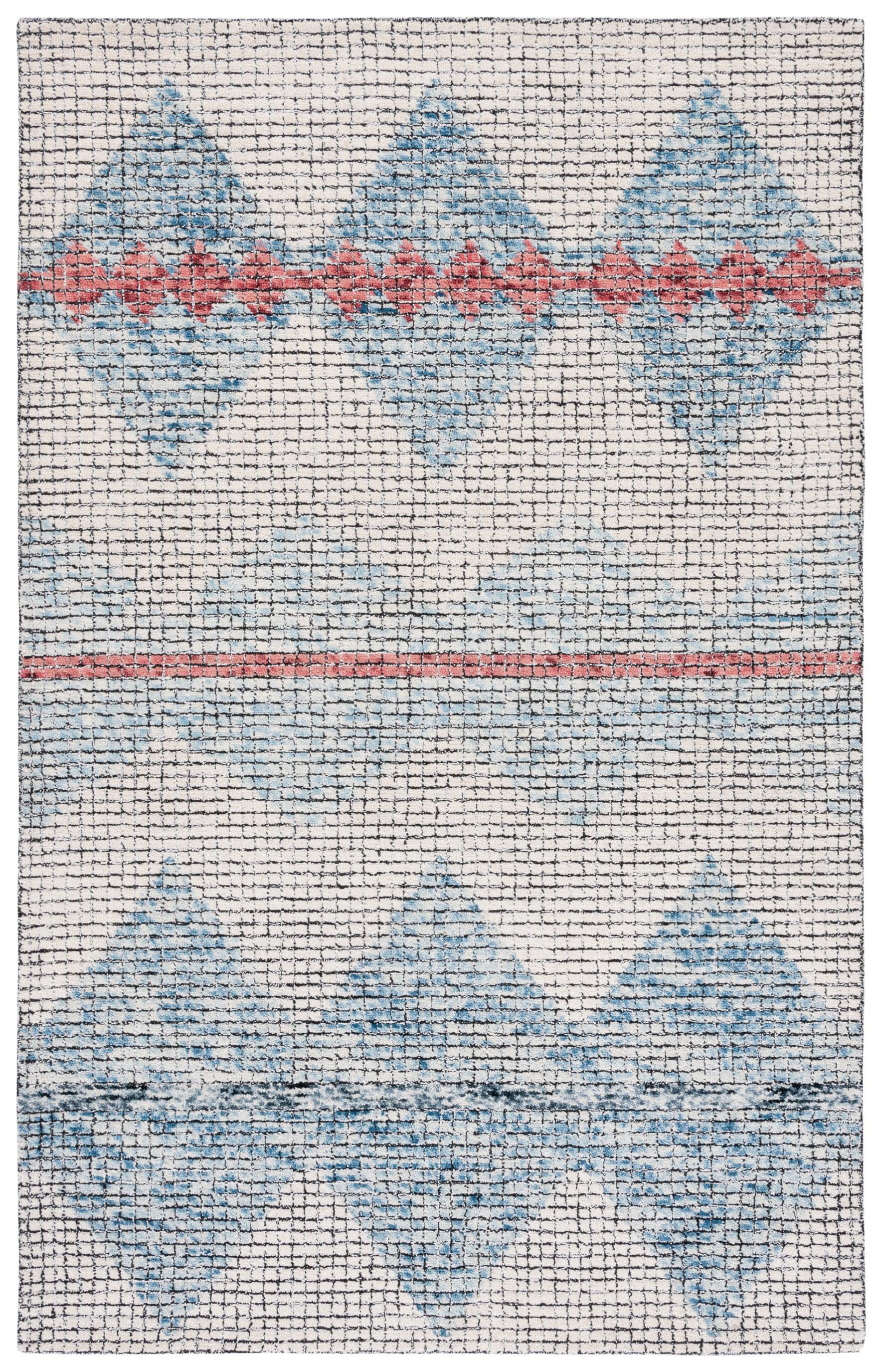 Foundry Select Abstract Hand Tufted Geometric Indoor/Outdoor Rug