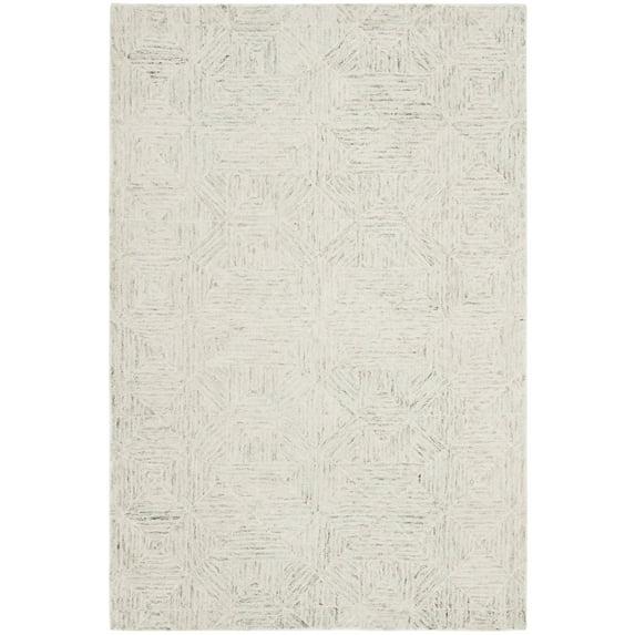 Abstract ABT763 Handmade Indoor Accent Rug - Ivory/Light Blue - 3'x5' - Safavieh