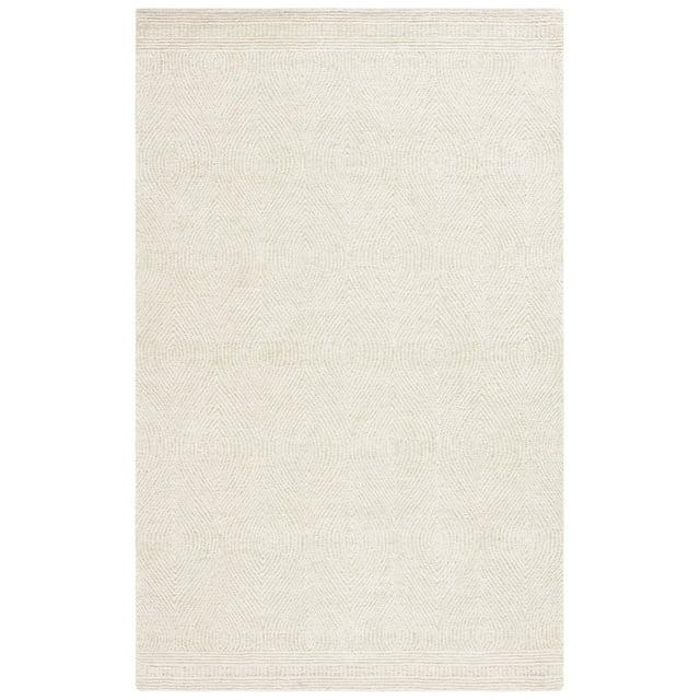 SAFAVIEH Abstract Caelestinus Ogee Wool Area Rug, Green/Ivory, 3' x 5'