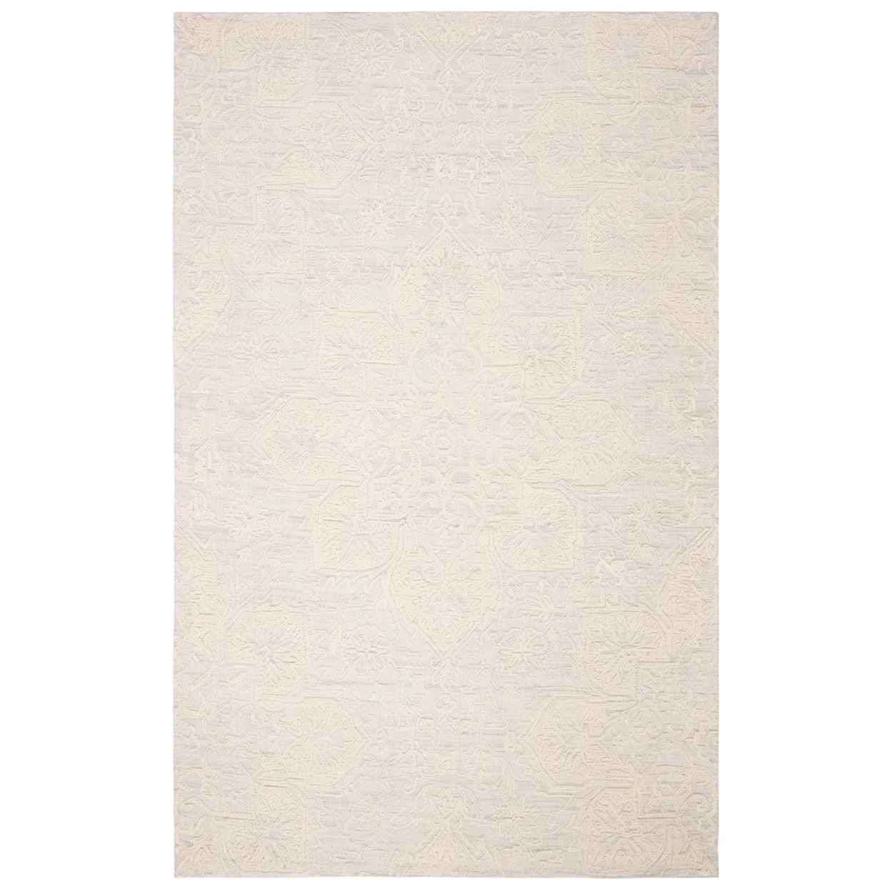 Abstract ABT958 Hand Tufted Area Rug - Ivory/Beige - 4' X 6' - Safavieh.