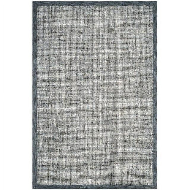 Abstract ABT220 Handmade Indoor Area Rug - Navy/Ivory - 4'x6' - Safavieh