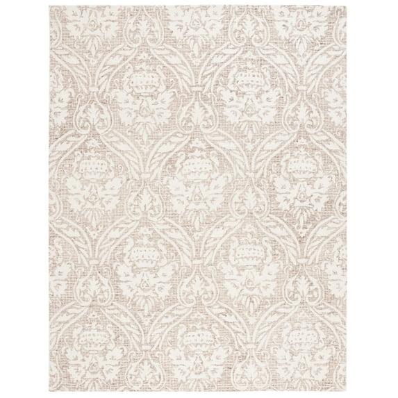 Abstract ABT204 Handmade Indoor Area Rug - Ivory/Beige - 8'x10' - Safavieh
