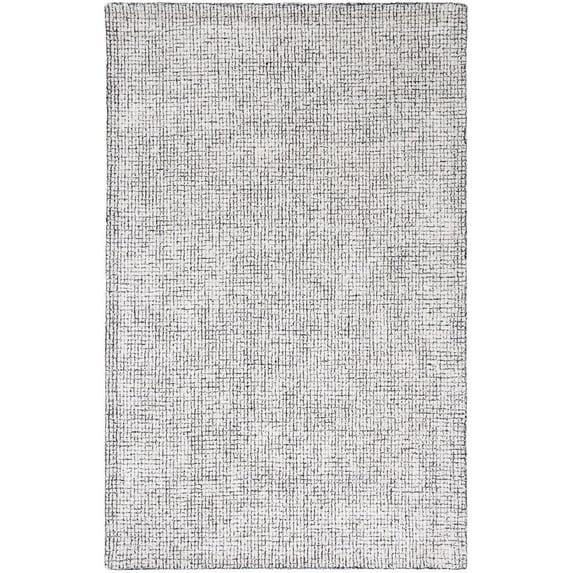 SAFAVIEH Abstract Dalia Geometric Area Rug, Ivory/Black, 6' x 6' Square