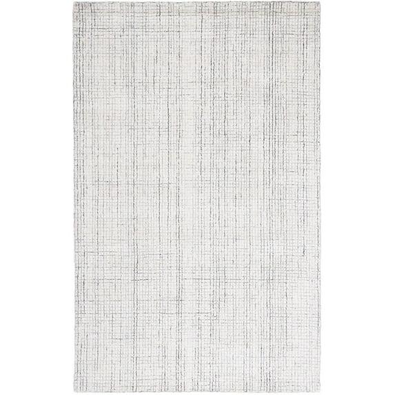 Abstract ABT470 Handmade Indoor Area Rug - Ivory/Grey - 4'x6' - Safavieh