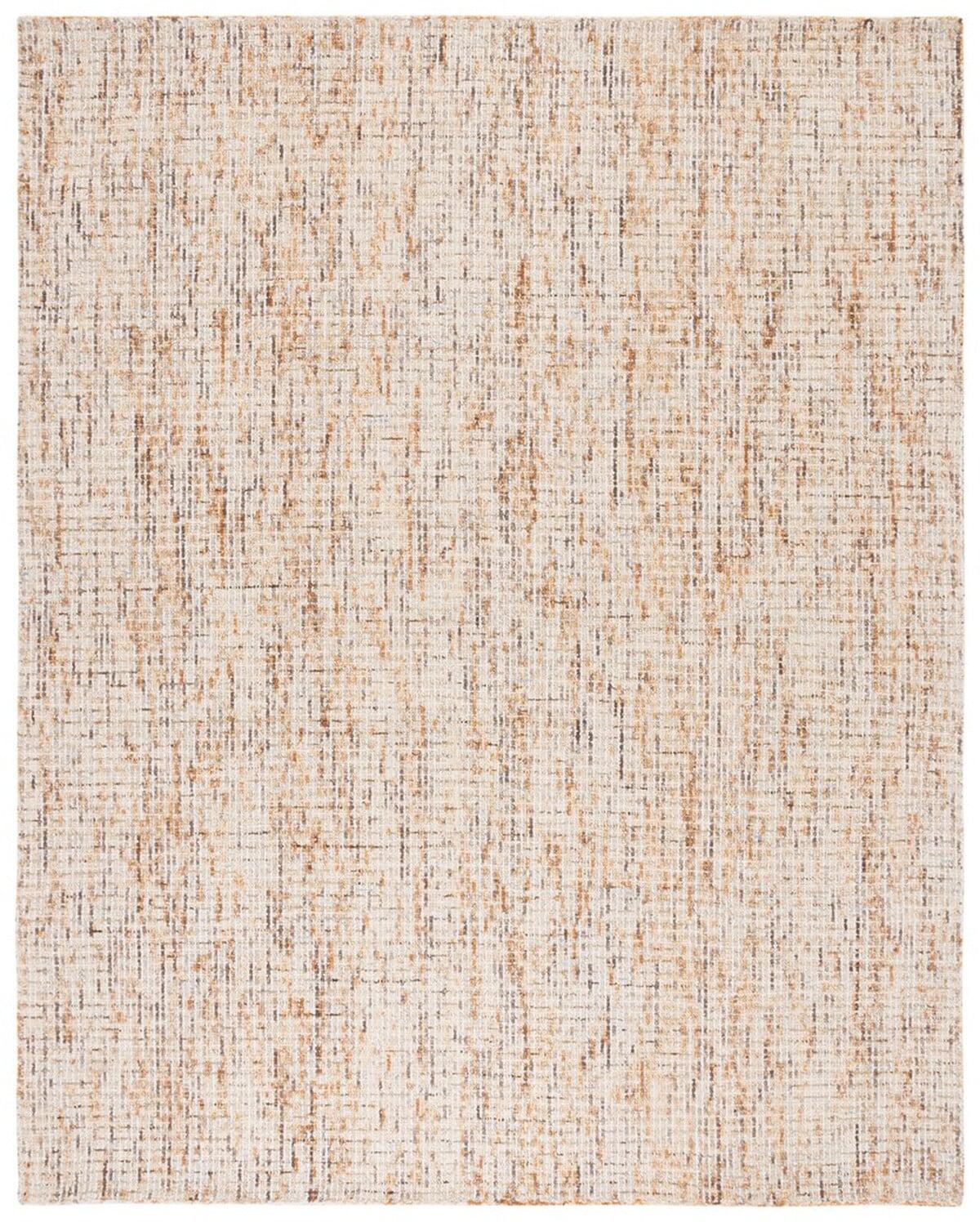 SAFAVIEH Abstract Delia Geometric Wool Area Rug, Gold/Blue, 10' x 14'