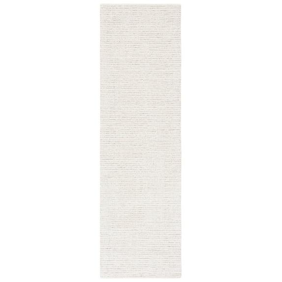Abstract ABT468 Handmade Indoor Runner - Ivory/Beige - 2'-3"x18' - Safavieh