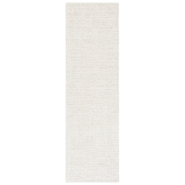 Abstract ABT468 Handmade Indoor Runner - Ivory/Beige - 2'-3"x18' - Safavieh