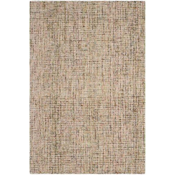 Abstract ABT468 Handmade Indoor Area Rug - Gold/Blue - 5'x8' - Safavieh
