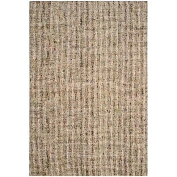 Abstract ABT468 Handmade Indoor Area Rug - Gold/Blue - 5'x8' - Safavieh
