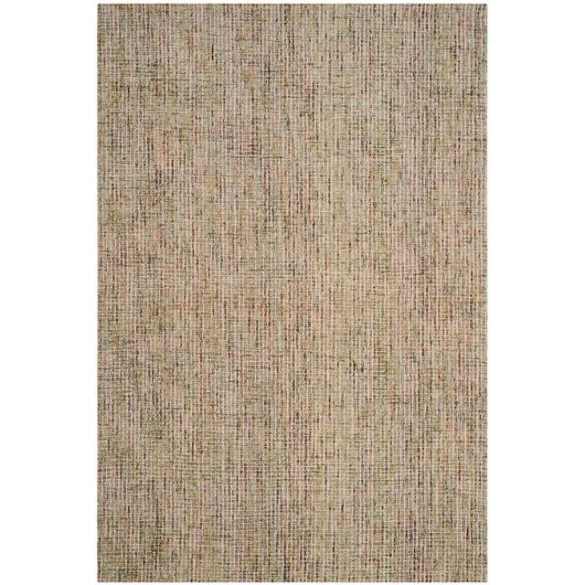 Abstract ABT468 Handmade Indoor Area Rug - Gold/Blue - 5'x8' - Safavieh