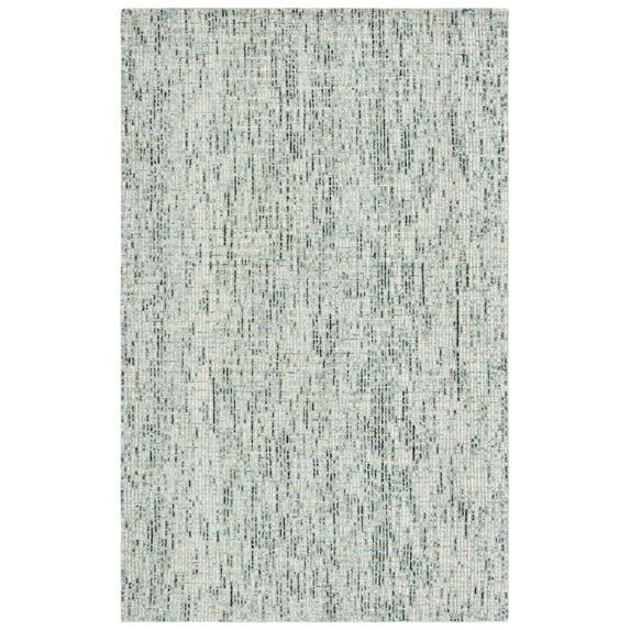 SAFAVIEH Abstract Delia Geometric Wool Area Rug, Green/Ivory, 8' x 10'